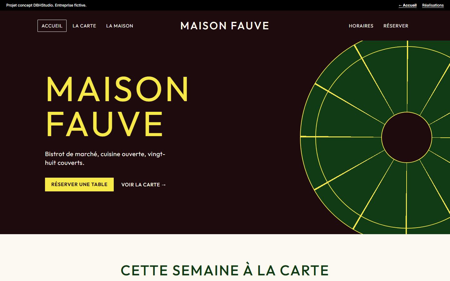 Maison Fauve, bistrot
