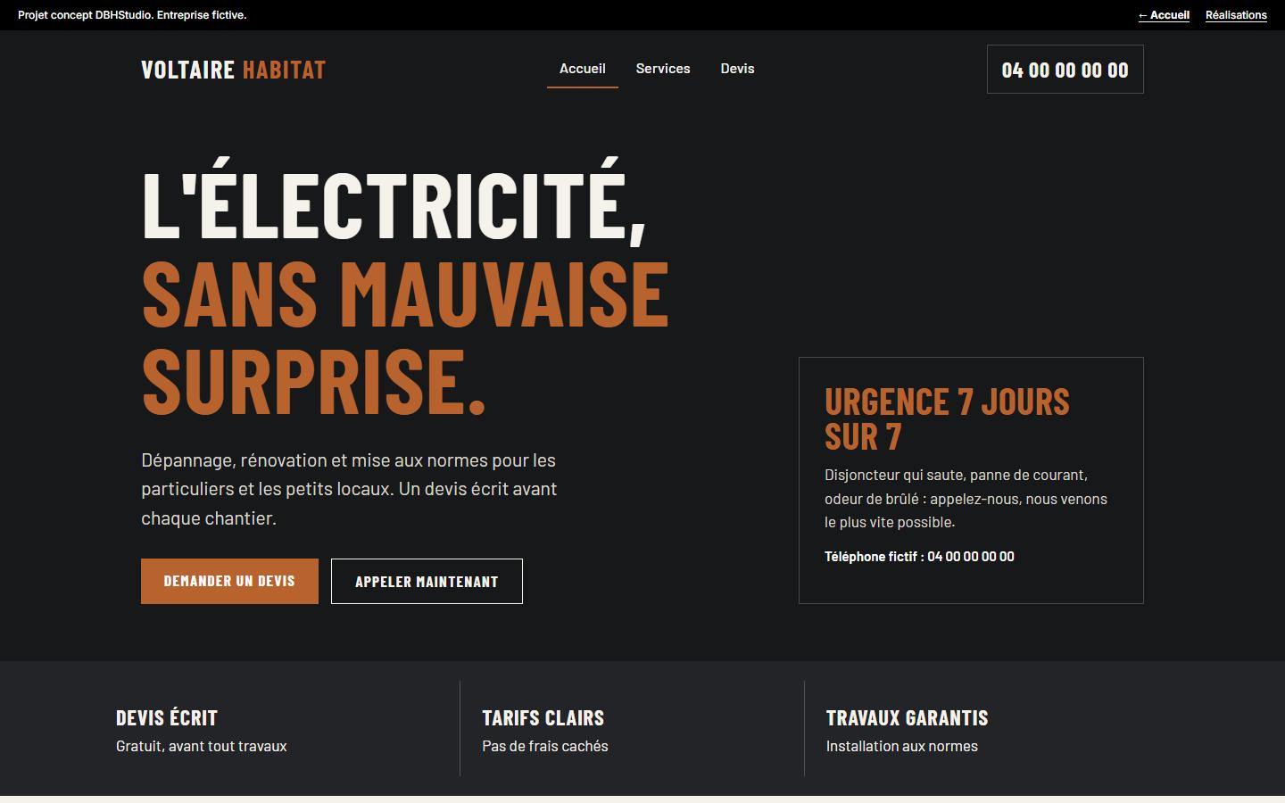 Voltaire Habitat, électricien